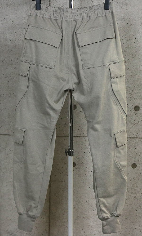 RICK OWENS Mastodon Megacargo Pants PEARL Size 46