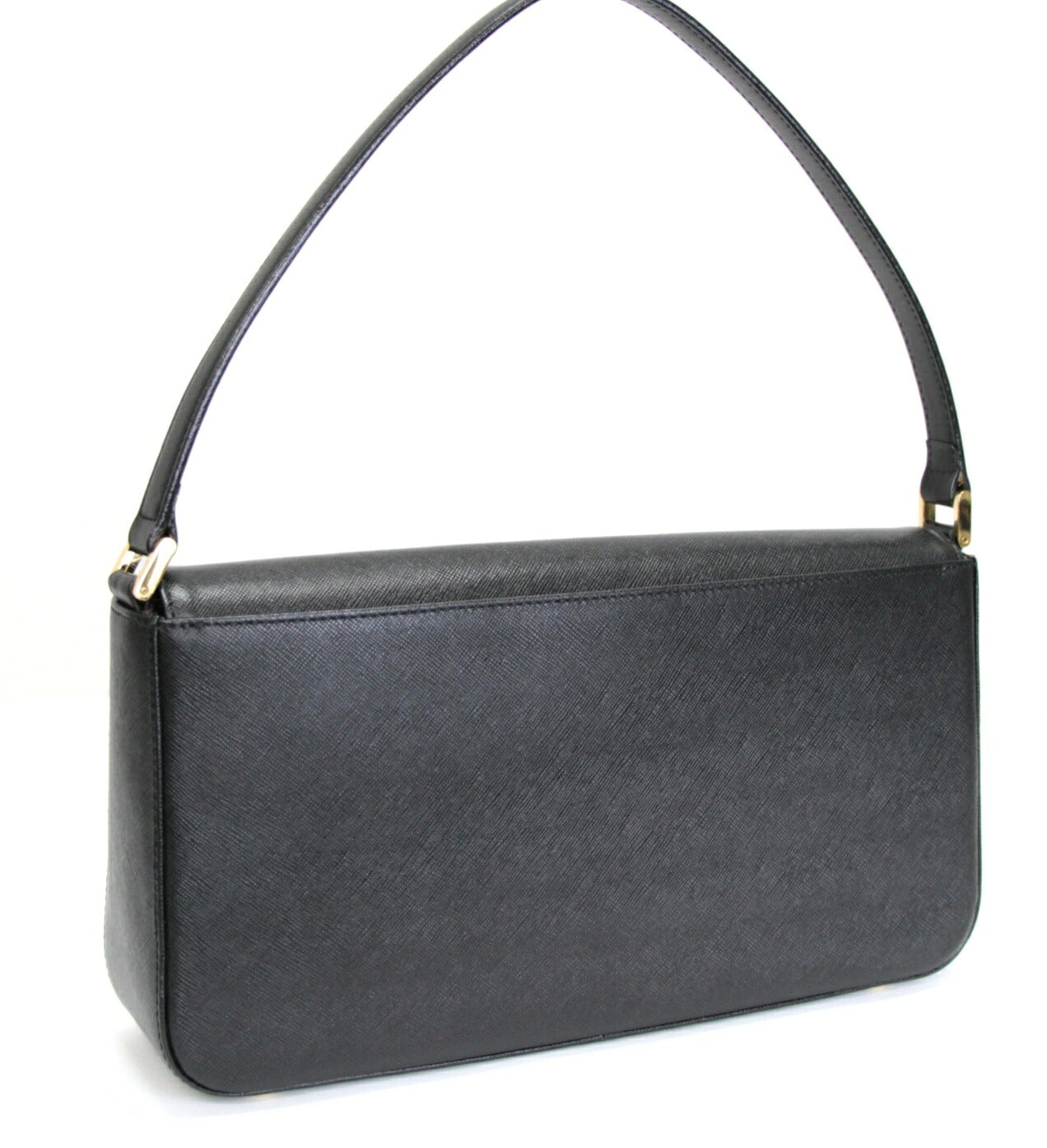 BURBERRY Leather One Shoulder Bag Black Size ONE SIZE