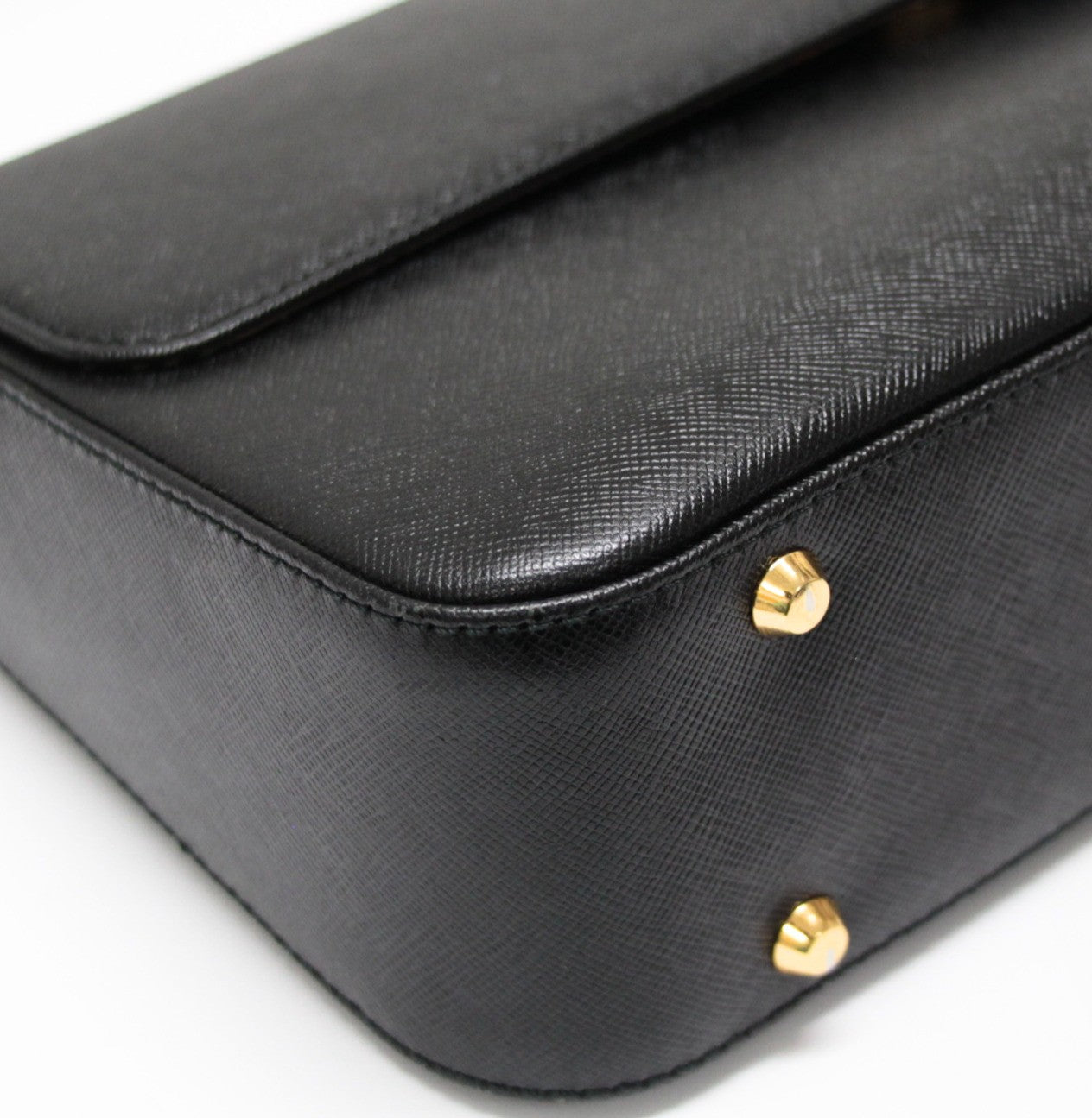 BURBERRY Leather One Shoulder Bag Black Size ONE SIZE