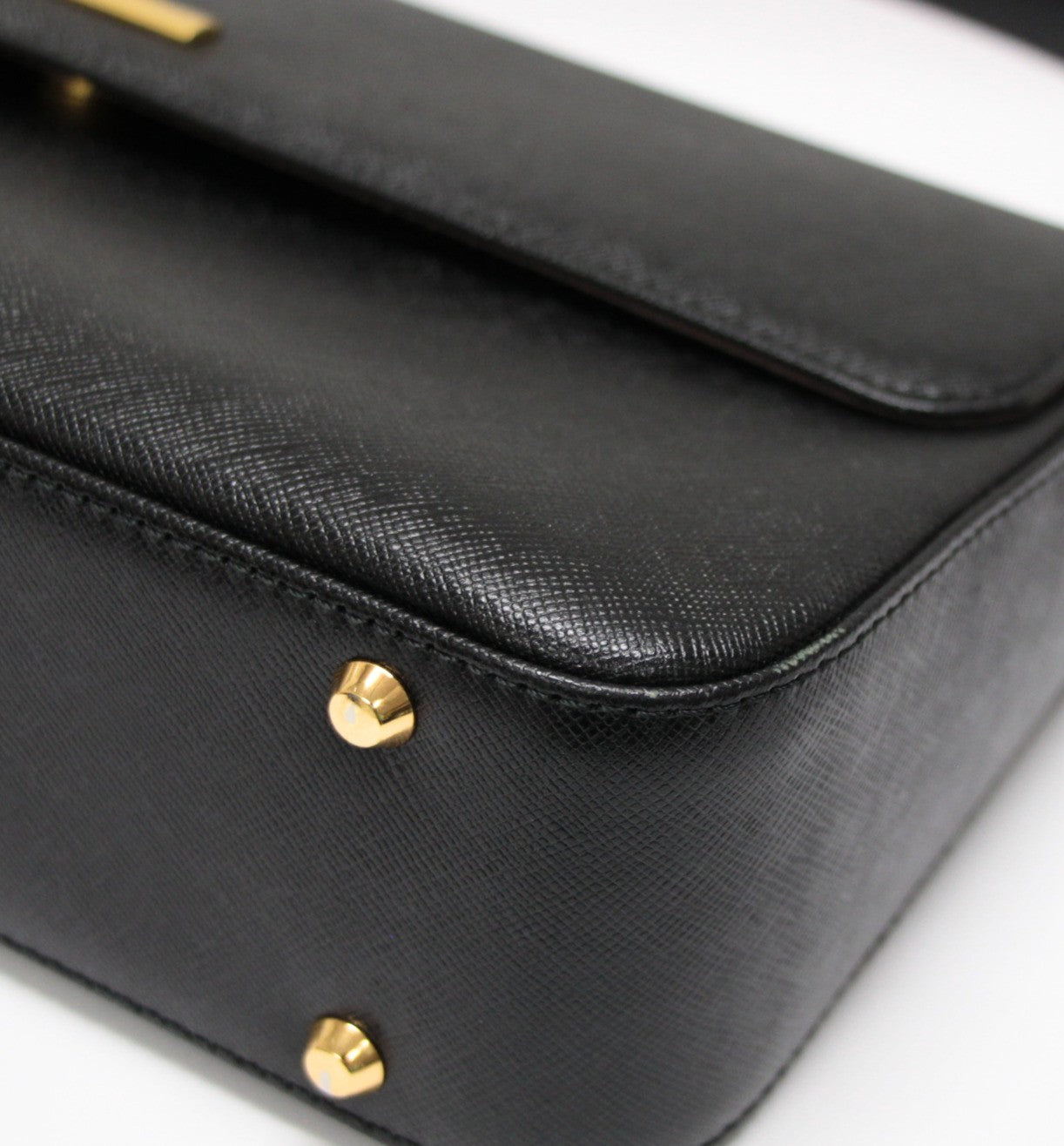 BURBERRY Leather One Shoulder Bag Black Size ONE SIZE