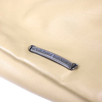 CHROME HEARTS Classic Leather Bag Beige Size ONE SIZE