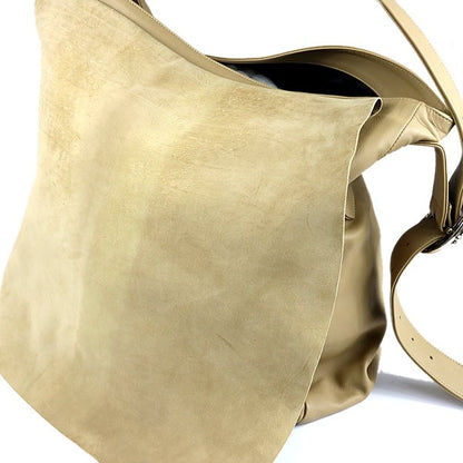 CHROME HEARTS Classic Leather Bag Beige Size ONE SIZE
