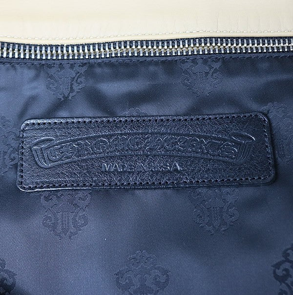 CHROME HEARTS Classic Leather Bag Beige Size ONE SIZE
