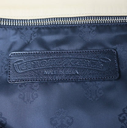 CHROME HEARTS Classic Leather Bag Beige Size ONE SIZE