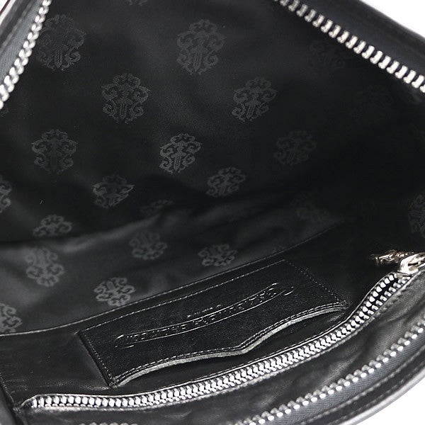 CHROME HEARTS Filigree Plus Leather Bag Black Size ONE SIZE