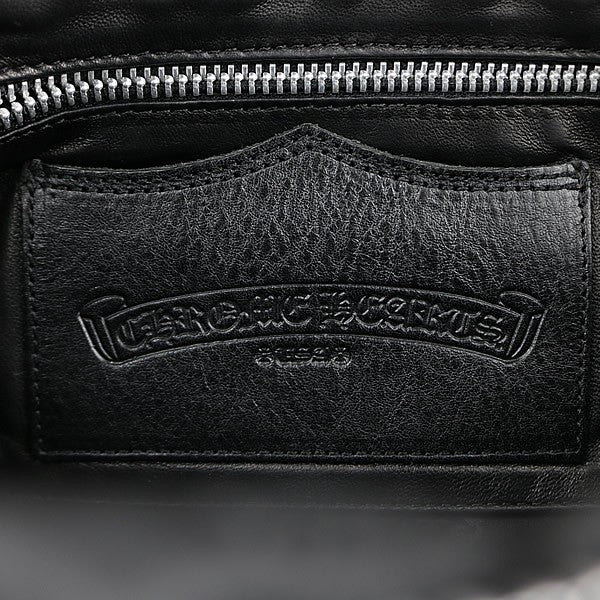 CHROME HEARTS Filigree Plus Leather Bag Black Size ONE SIZE