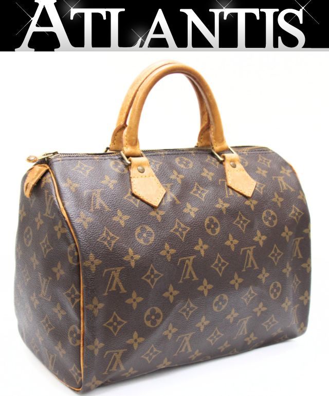 Louis Vuitton Speedy 30 Monogram Bag Brown Size ONE SIZE