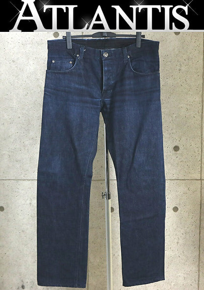 CHROME HEARTS Cross Button Horseshoe Denim Jeans Size 36