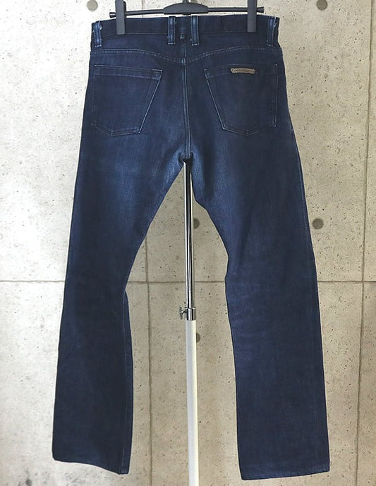 CHROME HEARTS Cross Button Horseshoe Denim Jeans Size 36