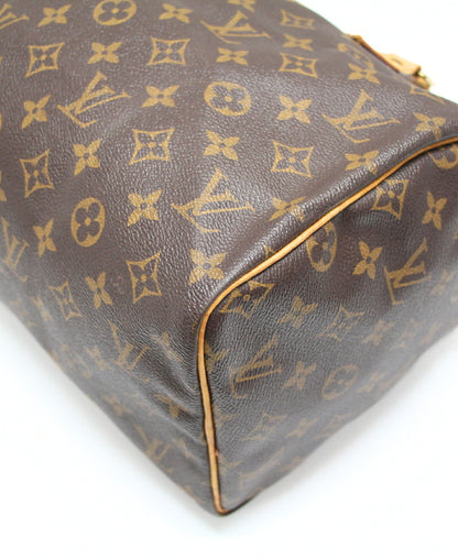 Louis Vuitton Speedy 30 Monogram Bag Brown Size ONE SIZE