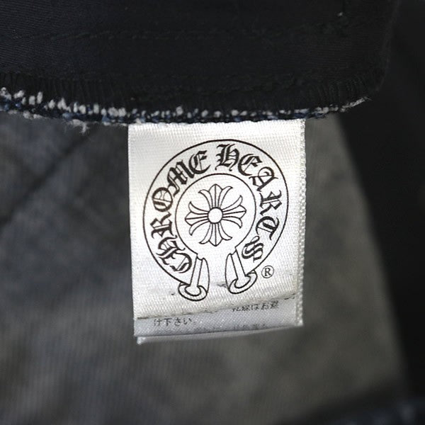 CHROME HEARTS Cross Button Horseshoe Denim Jeans Size 36