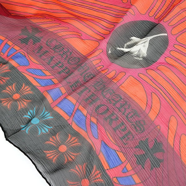 CHROME HEARTS Mapplethorpe Scarf Black/Orange Size ONE SIZE