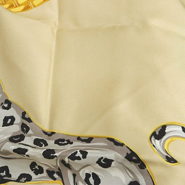 Cartier Must de Cartier Leopard Scarf Brown Size ONE SIZE