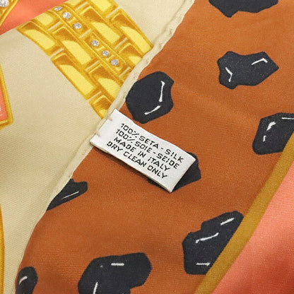 Cartier Must de Cartier Leopard Scarf Brown Size ONE SIZE