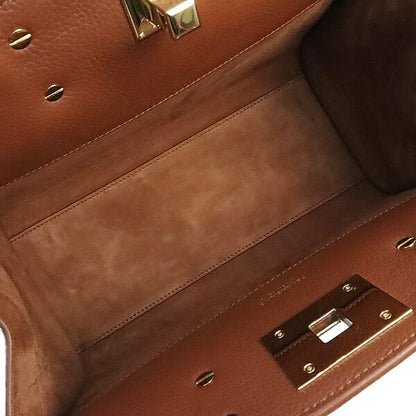 Salvatore Ferragamo Studio Leather Bag Brown Size ONE SIZE