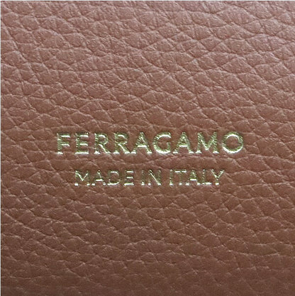 Salvatore Ferragamo Studio Leather Bag Brown Size ONE SIZE
