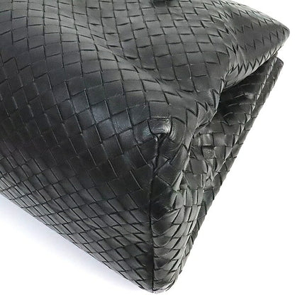 BOTTEGA VENETA Intrecciato Roma Bag Black Size ONE SIZE