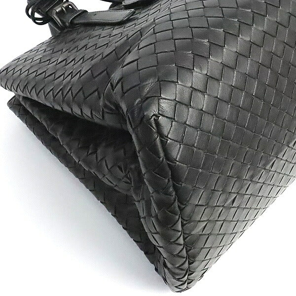 BOTTEGA VENETA Intrecciato Roma Bag Black Size ONE SIZE