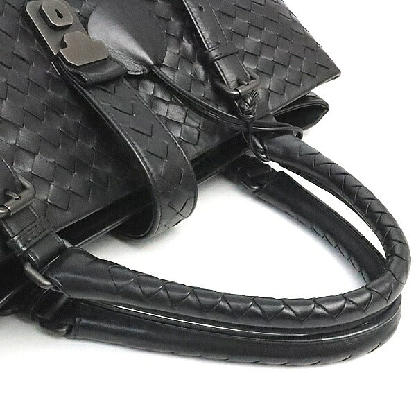 BOTTEGA VENETA Intrecciato Roma Bag Black Size ONE SIZE