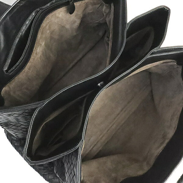 BOTTEGA VENETA Intrecciato Roma Bag Black Size ONE SIZE