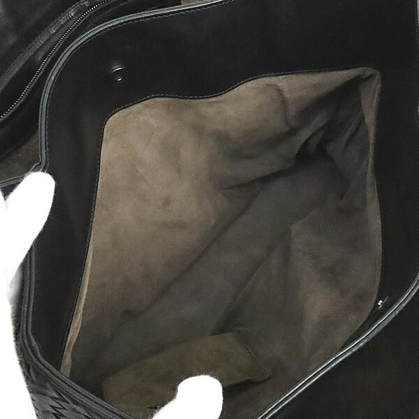 BOTTEGA VENETA Intrecciato Roma Bag Black Size ONE SIZE