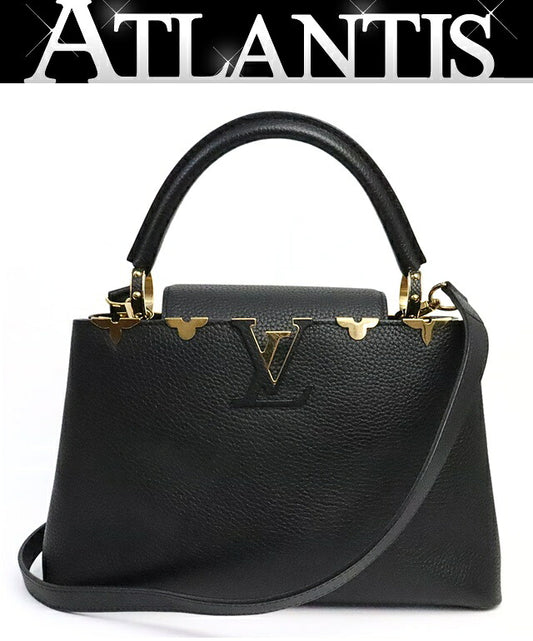 Louis Vuitton Capucines MM 2-Way Bag Black Size ONE SIZE