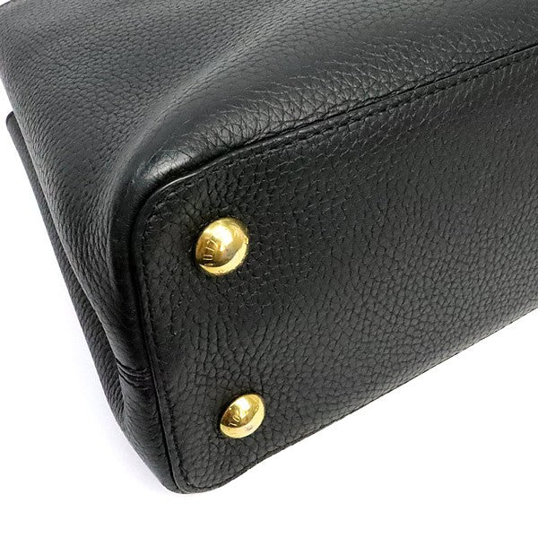 Louis Vuitton Capucines MM 2-Way Bag Black Size ONE SIZE