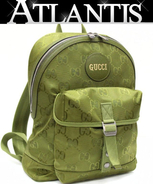 GUCCI Off the Grid Nylon Backpack Green Size ONE SIZE