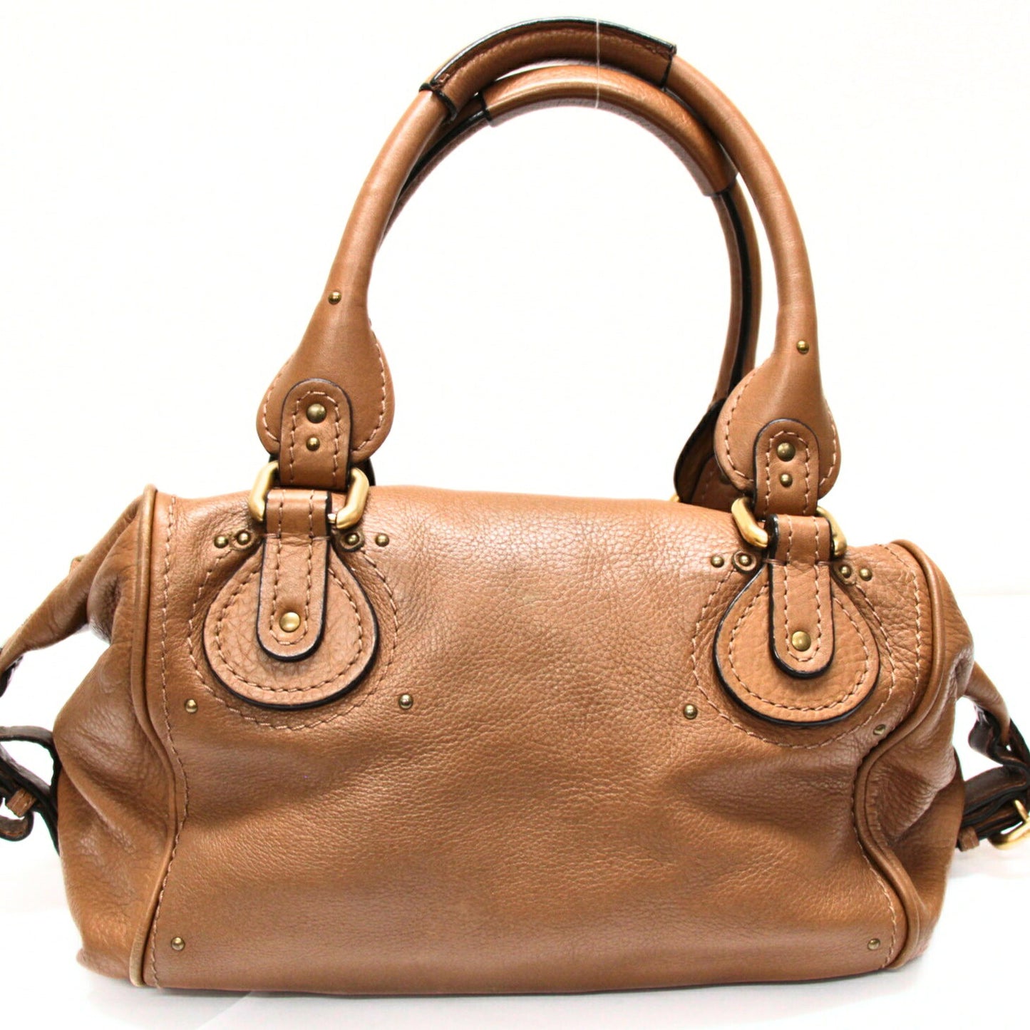 Chloe Paddington Mini Leather Handbag Brown Size ONE SIZE