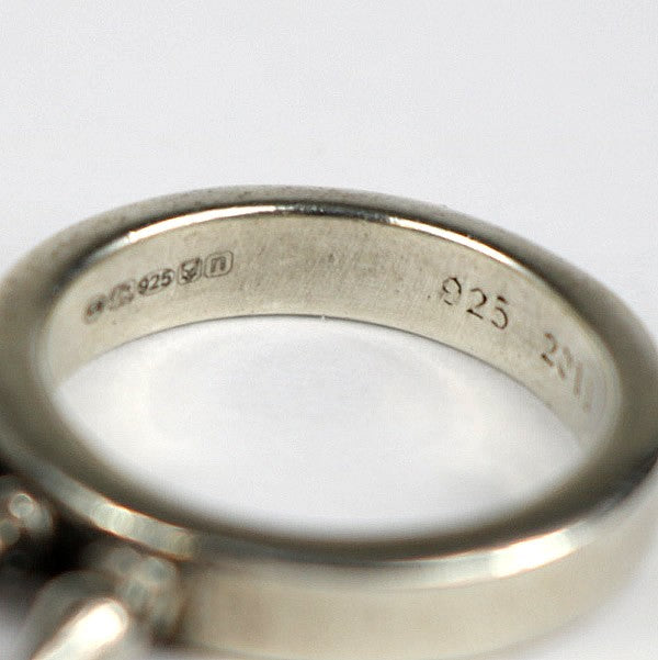 CHROME HEARTS Baby Bell Spike SV925 Ring Size ONE SIZE