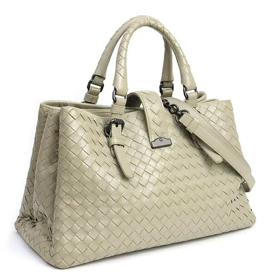 BOTTEGA VENETA Small Roma Bag Beige Size ONE SIZE