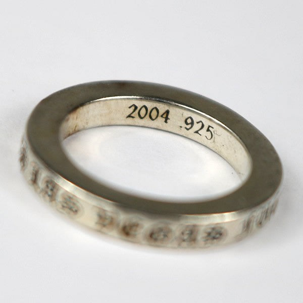 CHROME HEARTS Las Vegas 3mm Spacer SV925 Ring Size ONE SIZE