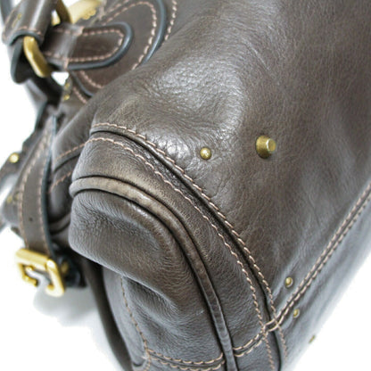 Chloe Paddington Small Leather Dark Brown Handbag Size ONE SIZE