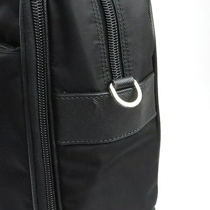 PRADA Triangle Logo Nylon 2WAY Briefcase Black Size ONE SIZE