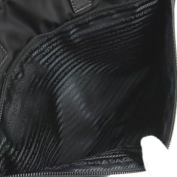 PRADA Triangle Logo Nylon 2WAY Briefcase Black Size ONE SIZE