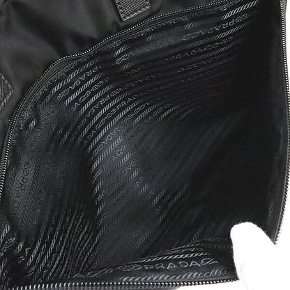PRADA Triangle Logo Nylon 2WAY Briefcase Black Size ONE SIZE