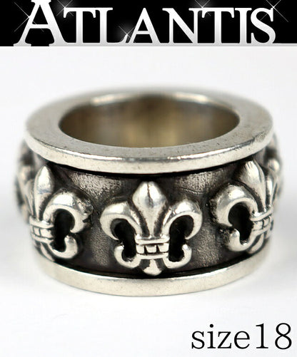 CHROME HEARTS BS Fleur Spinner SV925 Ring Size ONE SIZE
