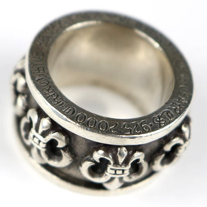 CHROME HEARTS BS Fleur Spinner SV925 Ring Size ONE SIZE