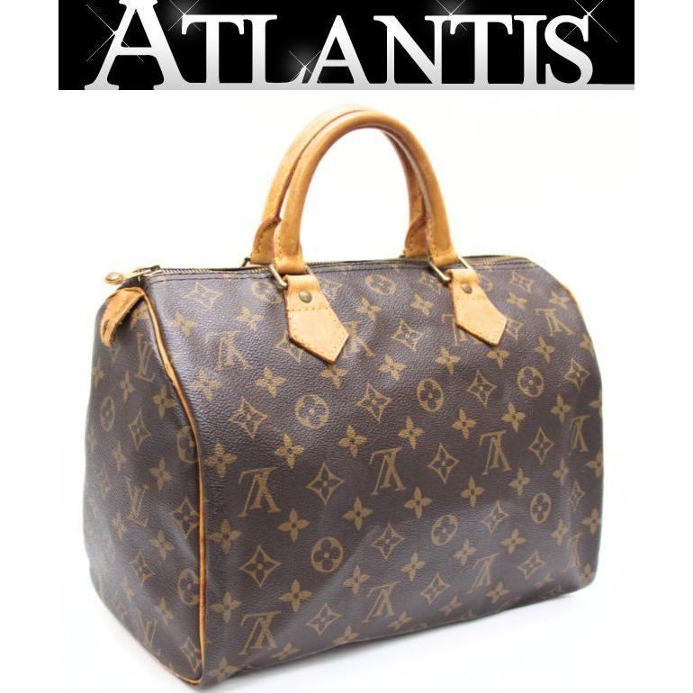 Louis Vuitton Monogram Speedy 30 Handbag Size ONE SIZE