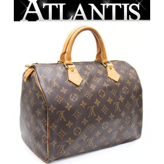 Louis Vuitton Monogram Speedy 30 Handbag Size ONE SIZE