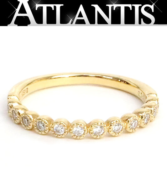 Ponte Vecchio K18YG Diamond Marriage Ring Gold Size ONE SIZE