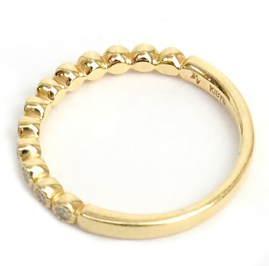 Ponte Vecchio K18YG Diamond Marriage Ring Gold Size ONE SIZE