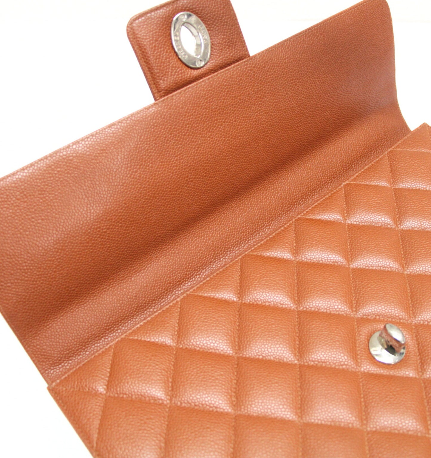 CHANEL Matelasse Caviar Skin Brown Briefcase Size ONE SIZE