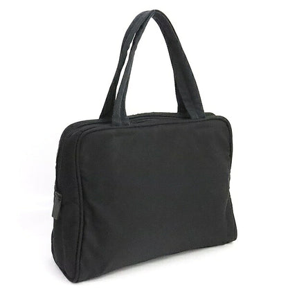 PRADA Tessuto Nylon Triangle Handbag Black Size ONE SIZE