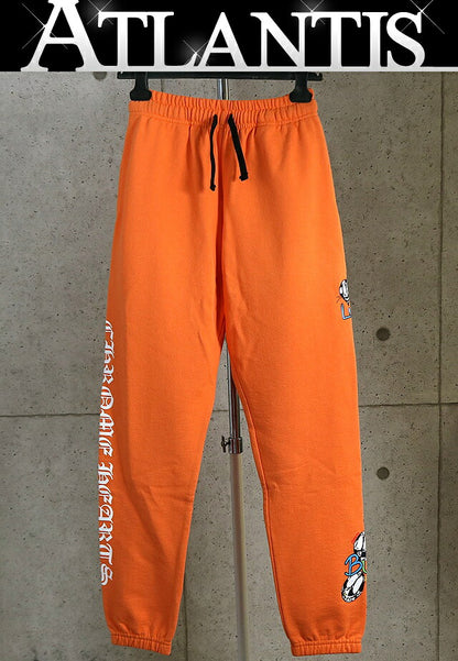 CHROME HEARTS PPO BUILD Orange Sweatpants Size S