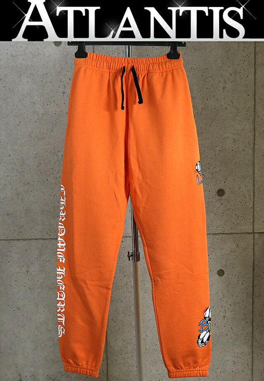 CHROME HEARTS PPO BUILD Orange Sweatpants Size S