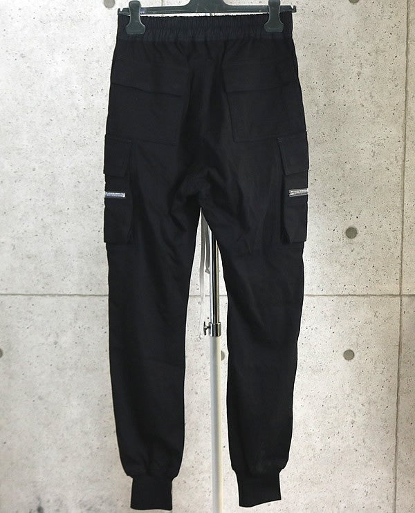 RICK OWENS Mastodon Cargo Pants Black Size 48