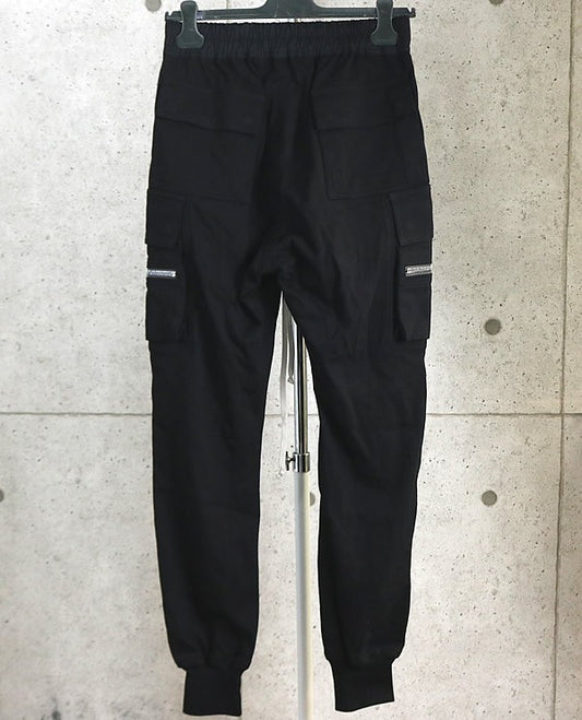 RICK OWENS Mastodon Cargo Pants Black Size 48