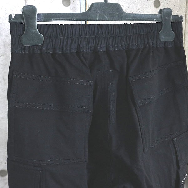 RICK OWENS Mastodon Cargo Pants Black Size 48