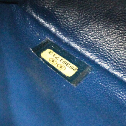 CHANEL Mini Matelasse 17 Lambskin Bag Blue Size ONE SIZE